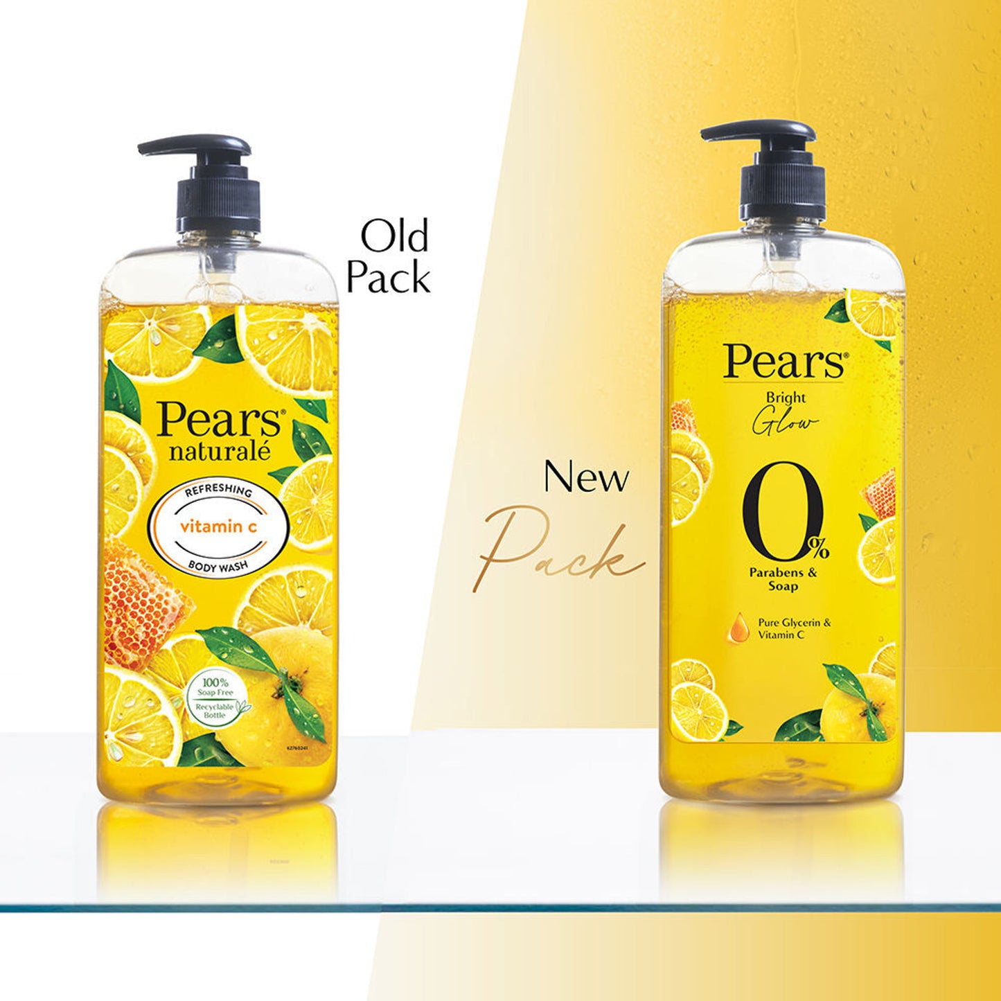 Pears Naturale Vitamin C Body Wash For Refreshed & Radiant Skin