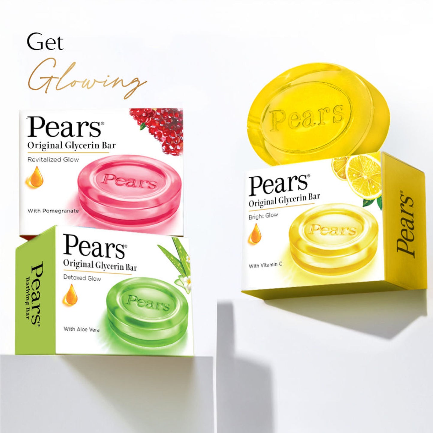Pears Naturale Vitamin C Soap - Pack of 4
