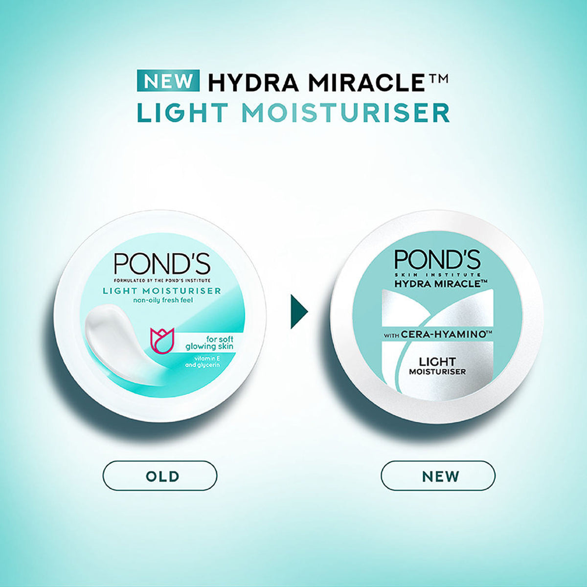 Ponds Light Moisturiser Non-Oily Fresh Feel With Vitamin E + Glycerine
