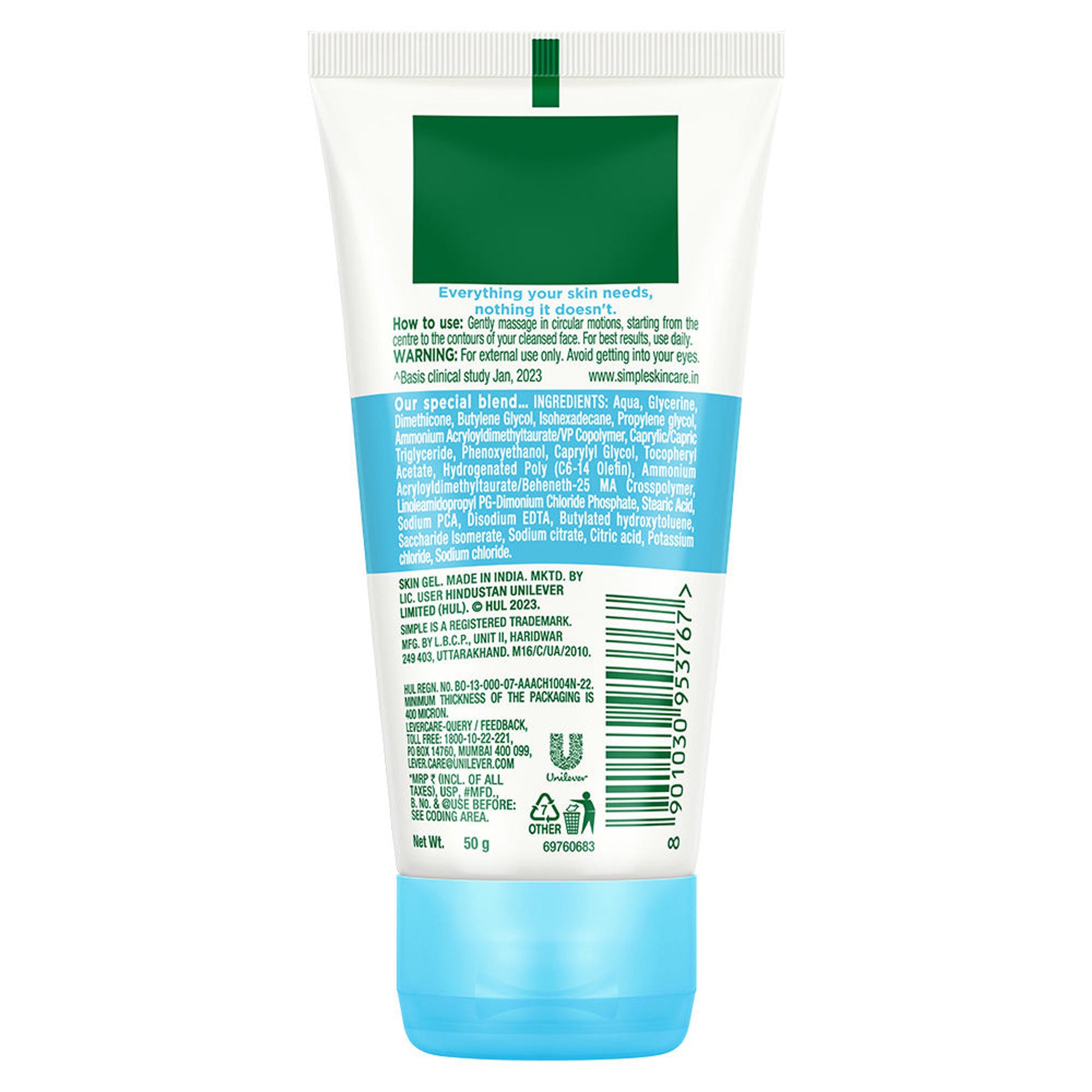 Simple Water Boost Hydrating Gel Creme 100 HR Hydration