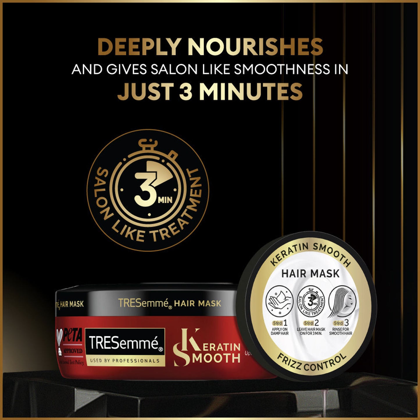 Tresemme Keratin Smooth Deep Conditioning Hair Mask for Stronger Smoother Hair with Argan Oil