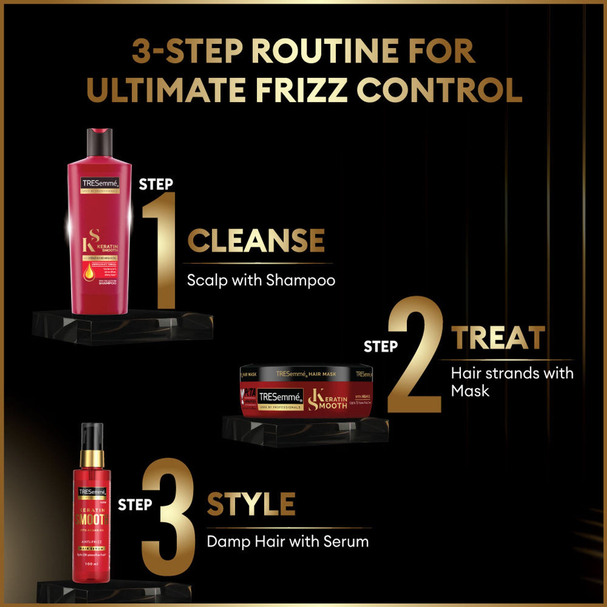 Tresemme Keratin Smooth Deep Conditioning Hair Mask for Stronger Smoother Hair with Argan Oil