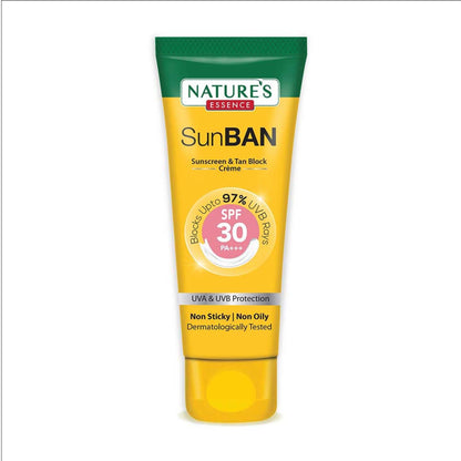 Nature's Essence Sunban SPF 30 PA+++ Sunscreen & Tan Block Creme