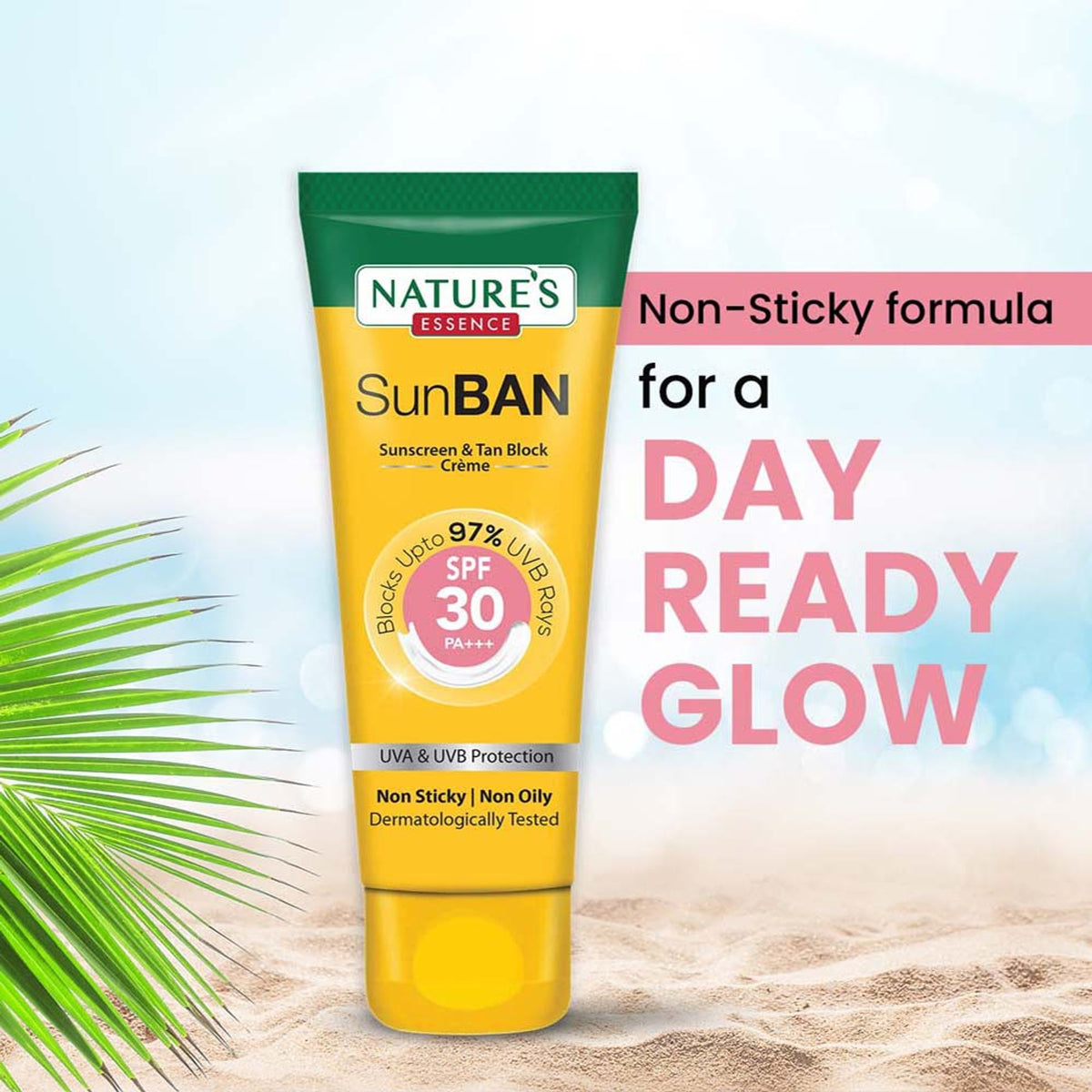 Nature's Essence Sunban SPF 30 PA+++ Sunscreen & Tan Block Creme