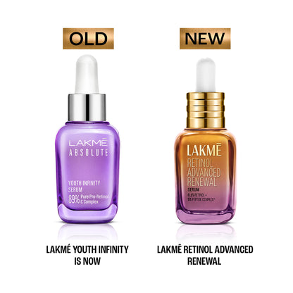 Lakme Retinol Advanced Renewal Serum 0.1% Retinol + 5% Peptide Complex