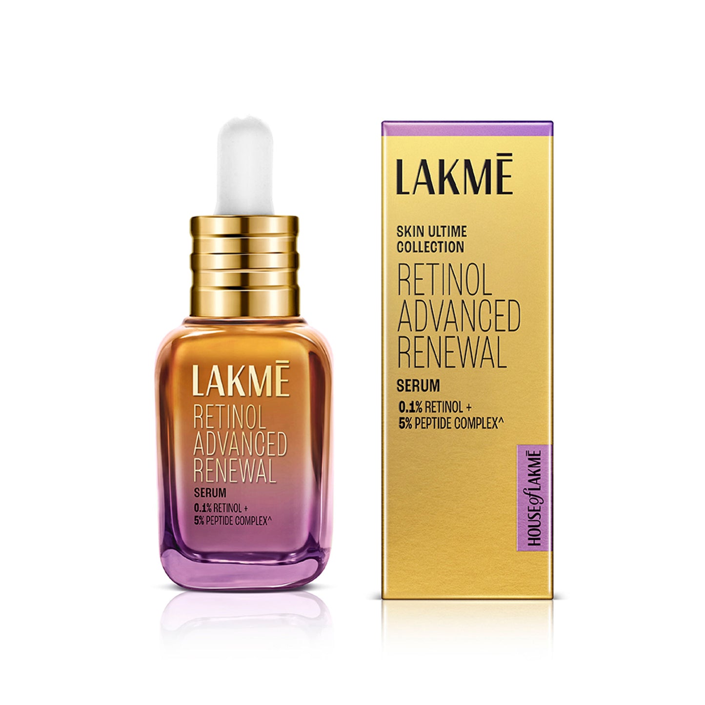 Lakme Retinol Advanced Renewal Serum 0.1% Retinol + 5% Peptide Complex