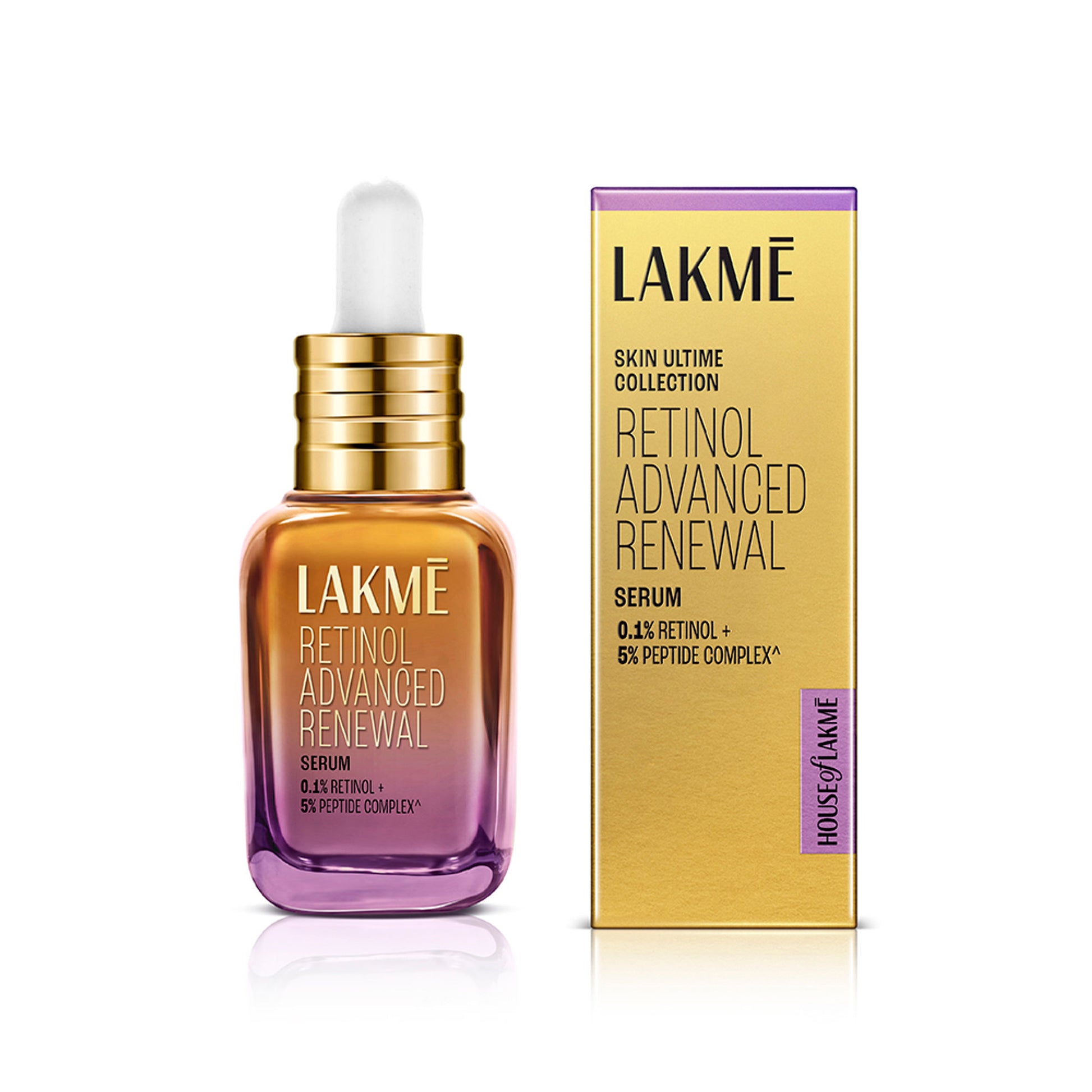 Lakme Retinol Advanced Renewal Serum 0.1% Retinol + 5% Peptide Complex