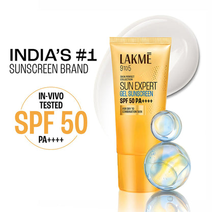 Lakme Sun Expert SPF 50 PA+++ Ultra Matte Gel Sunscreen