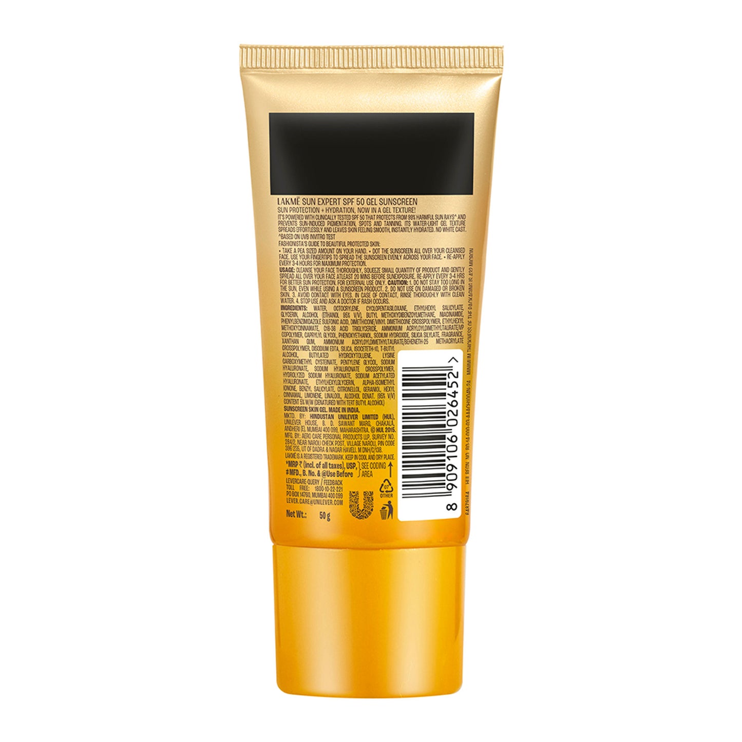 Lakme Sun Expert SPF 50 PA+++ Ultra Matte Gel Sunscreen