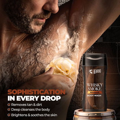 Beardo Whisky Smoke Bourbon Body Wash