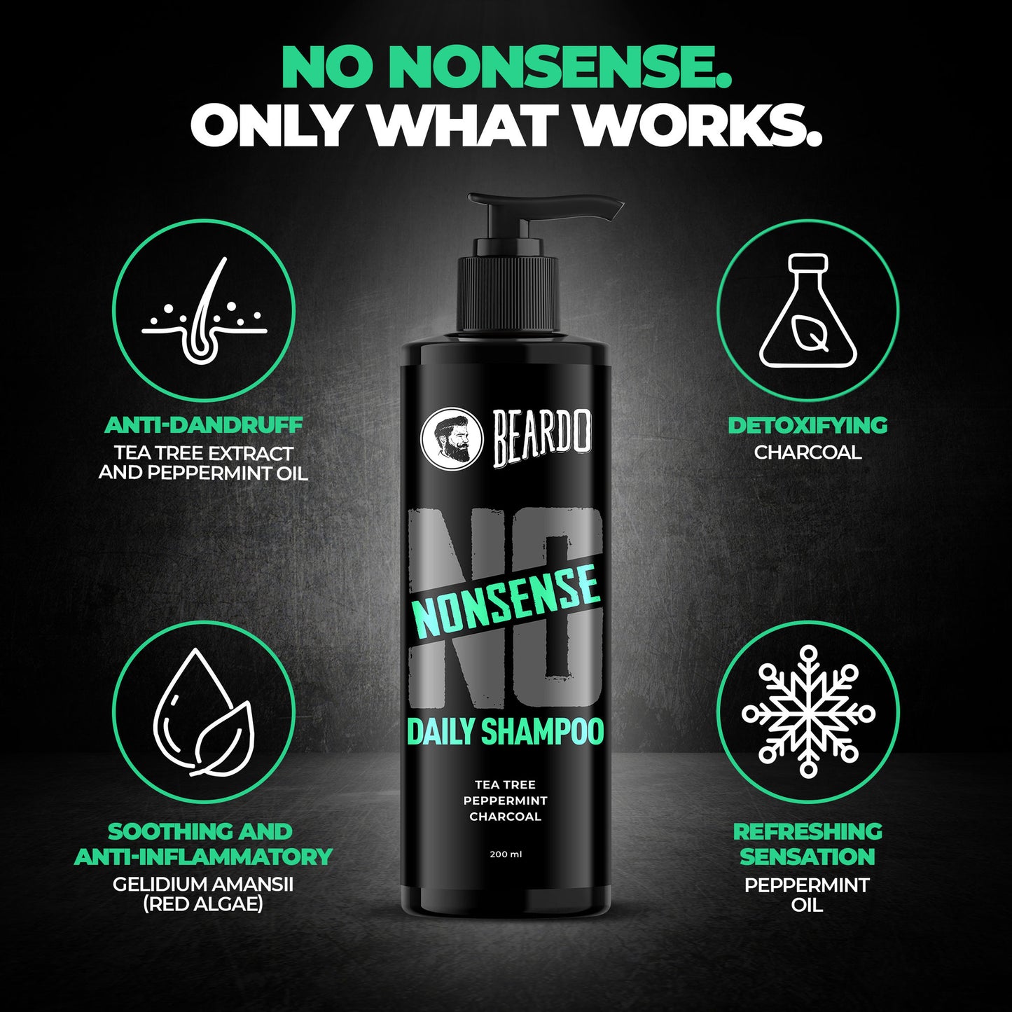Beardo No Nonsense Daily Use Shampoo For Men