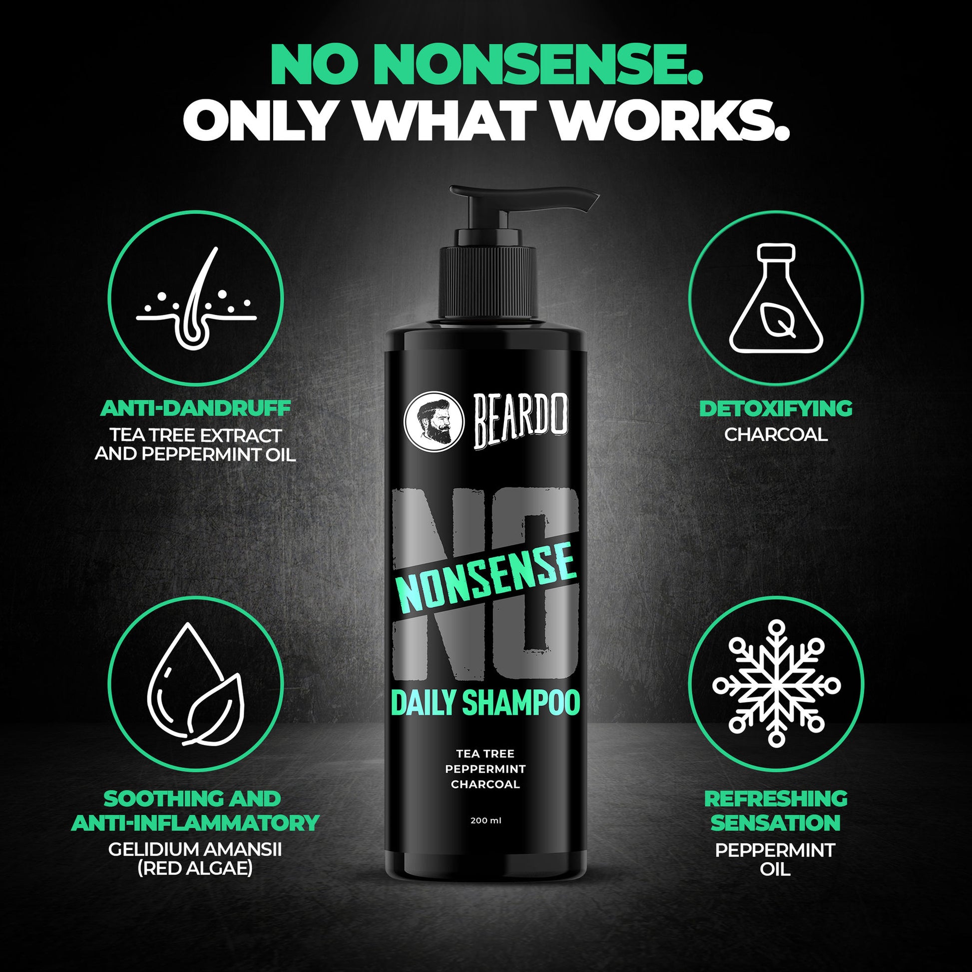 Beardo No Nonsense Daily Use Shampoo For Men
