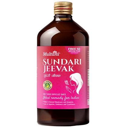 Multani Sundari Jeevak Syrup with Jeevak Plus Capsule