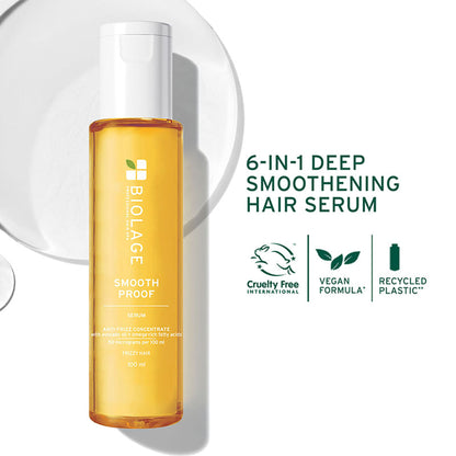 Biolage Smoothproof 6-in-1 Hair Serum for Frizzy Hair with Avocado & Grape seed oil