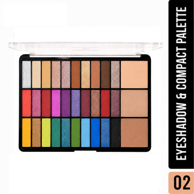 Shryoan Set of 30 Colorful Shimmer Eyeshadow & Highlighter - 2