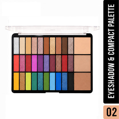 Shryoan Set of 30 Colorful Shimmer Eyeshadow & Highlighter - 2