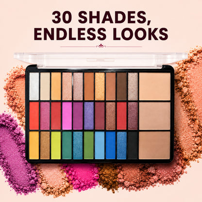 Shryoan Set of 30 Colorful Shimmer Eyeshadow & Highlighter - 2