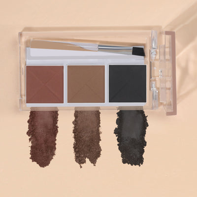 PAC Eyebrow Definer Palette 3 colors - Fill, Sculpt & Define Natural Looking Brows