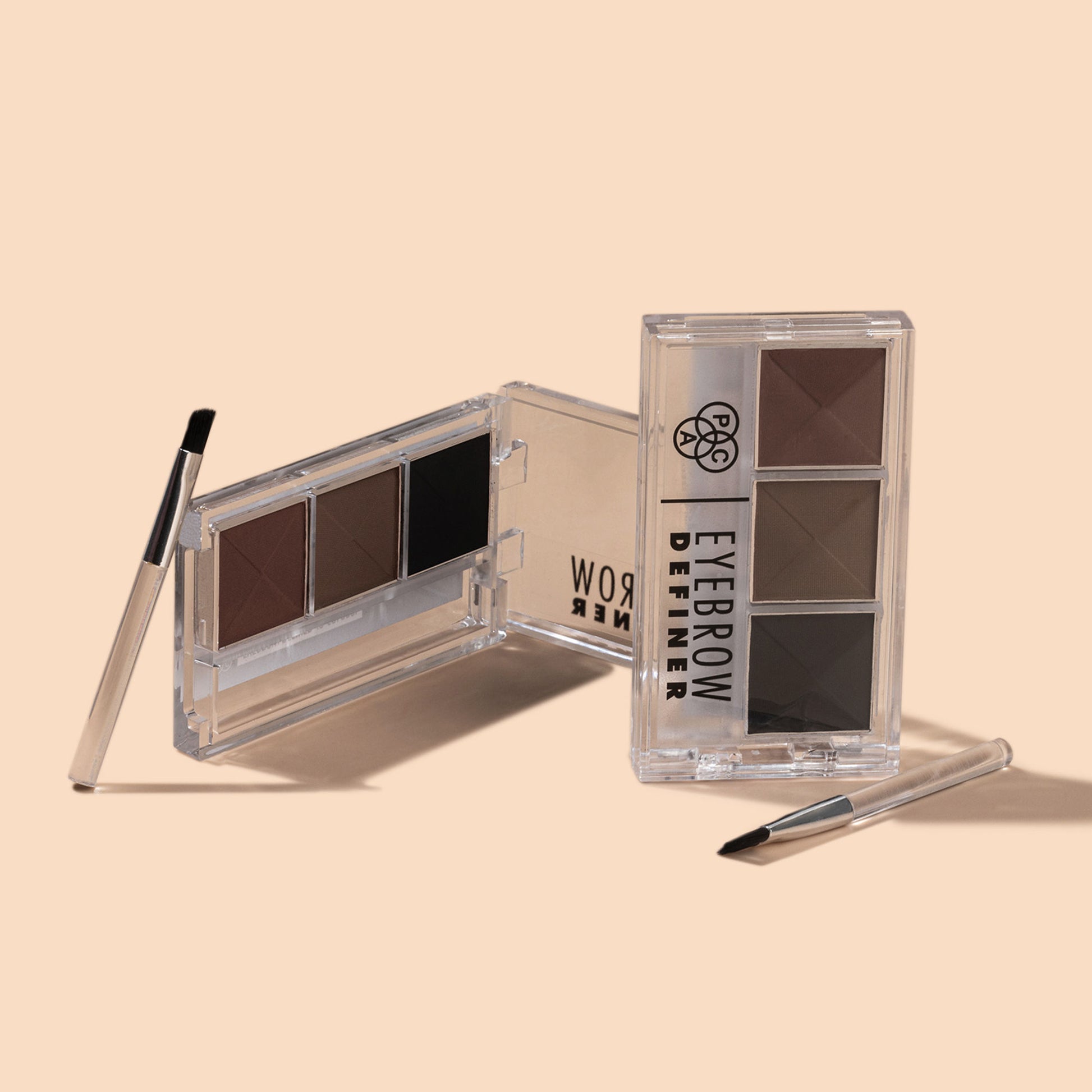 PAC Eyebrow Definer Palette 3 colors - Fill, Sculpt & Define Natural Looking Brows