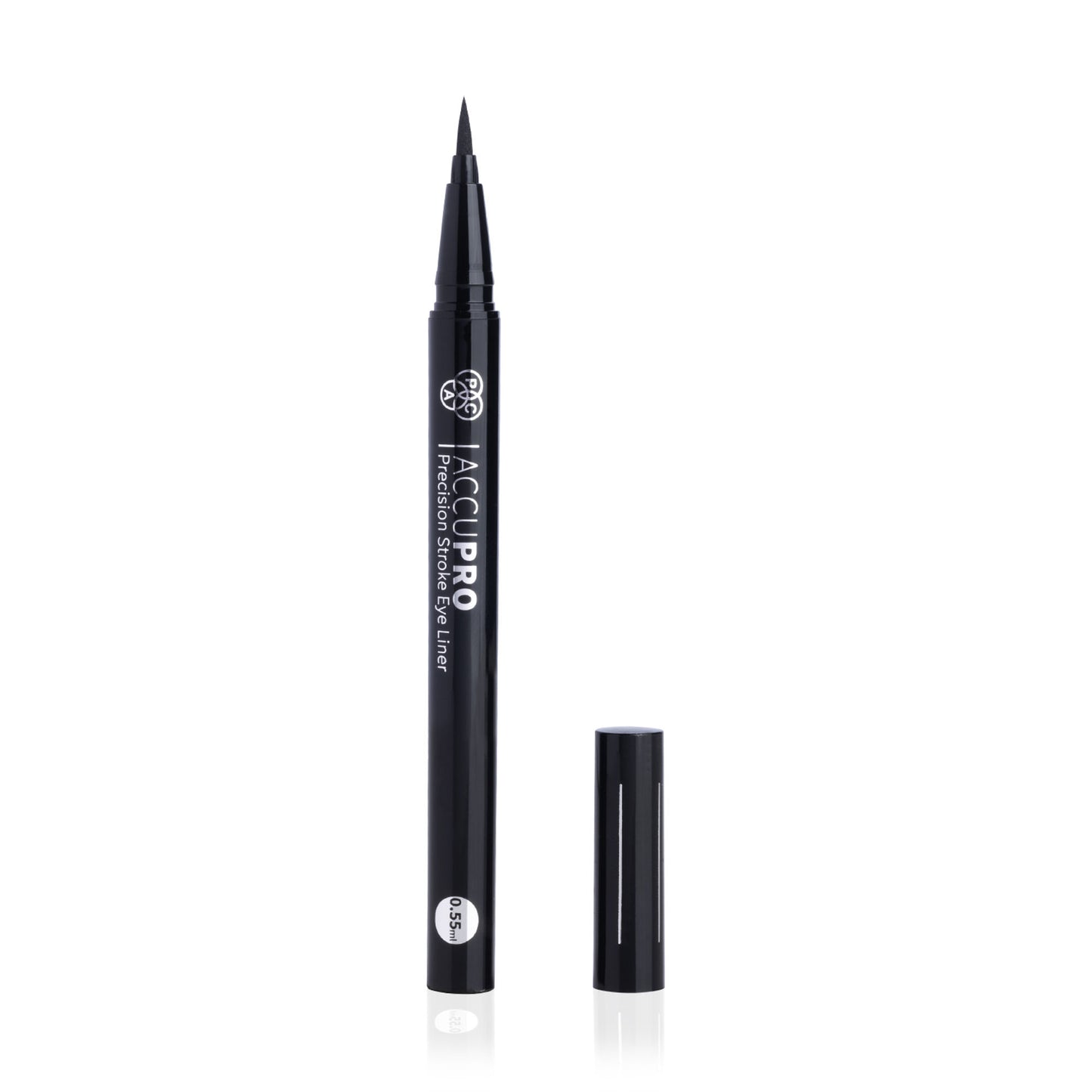 PAC AccuPro Liquid Eyeliner - 24H Longlasting, Waterproof & Smudgeproof, Quick Drying Intense Black