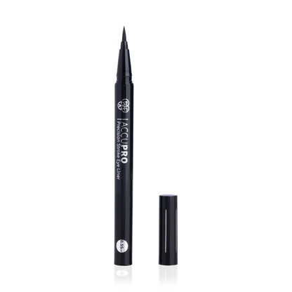 PAC AccuPro Liquid Eyeliner - 24H Longlasting, Waterproof & Smudgeproof, Quick Drying Intense Black