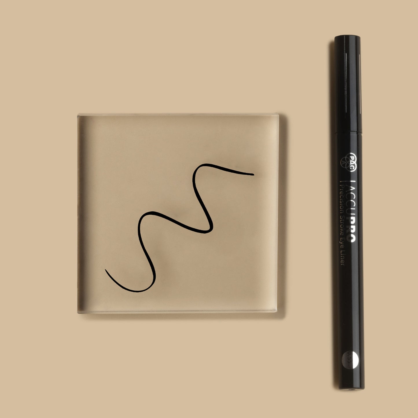 PAC AccuPro Liquid Eyeliner - 24H Longlasting, Waterproof & Smudgeproof, Quick Drying Intense Black
