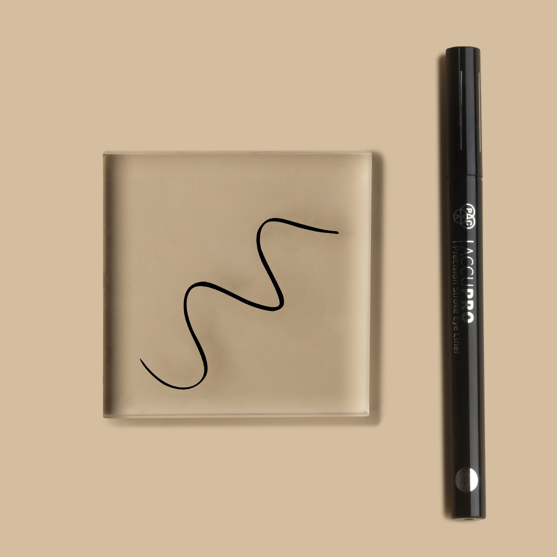 PAC AccuPro Liquid Eyeliner - 24H Longlasting, Waterproof & Smudgeproof, Quick Drying Intense Black