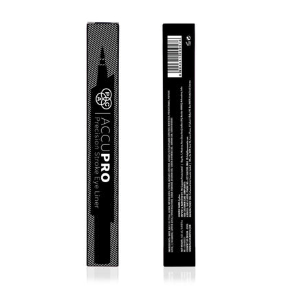 PAC AccuPro Liquid Eyeliner - 24H Longlasting, Waterproof & Smudgeproof, Quick Drying Intense Black