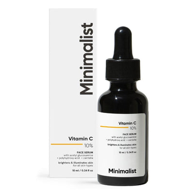 Minimalist 10% Vitamin C Serum For Face For Glowing Skin