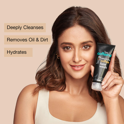 Mcaffeine Naked & Raw Coffee Face Wash For A Fresh & Glowing Skin Hydrating Face Cleanser For Oil