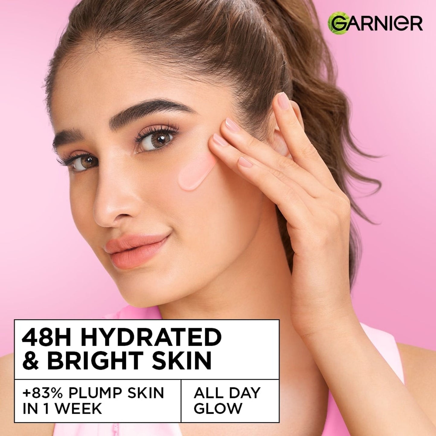 Garnier Fresh & Plump Niacinamide Sorbet Moisturizer, 4.5% Niacinamide Peptide BHA Vitamin C