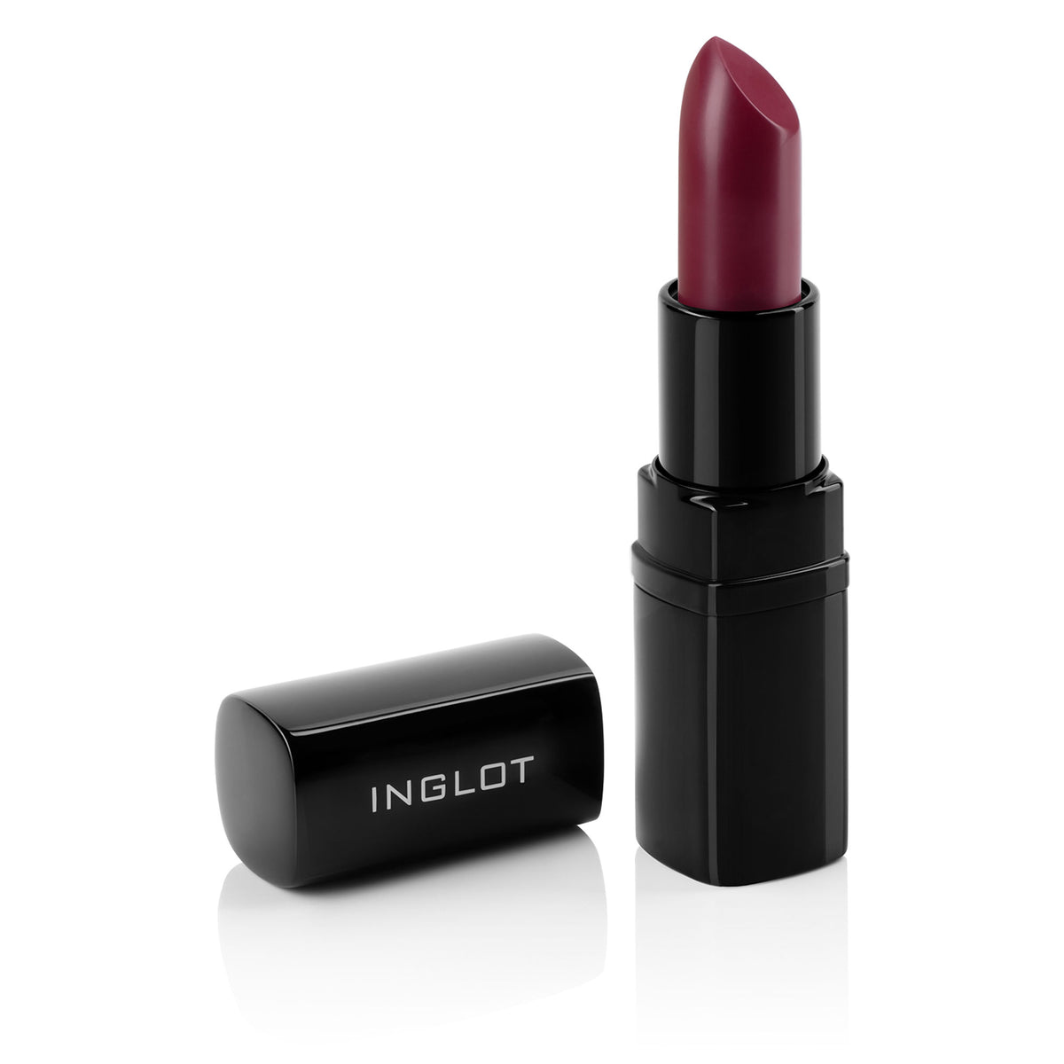 Inglot Matte Lipstick shade 438, in sleek packaging, featuring a rich, matte finish and smooth application.