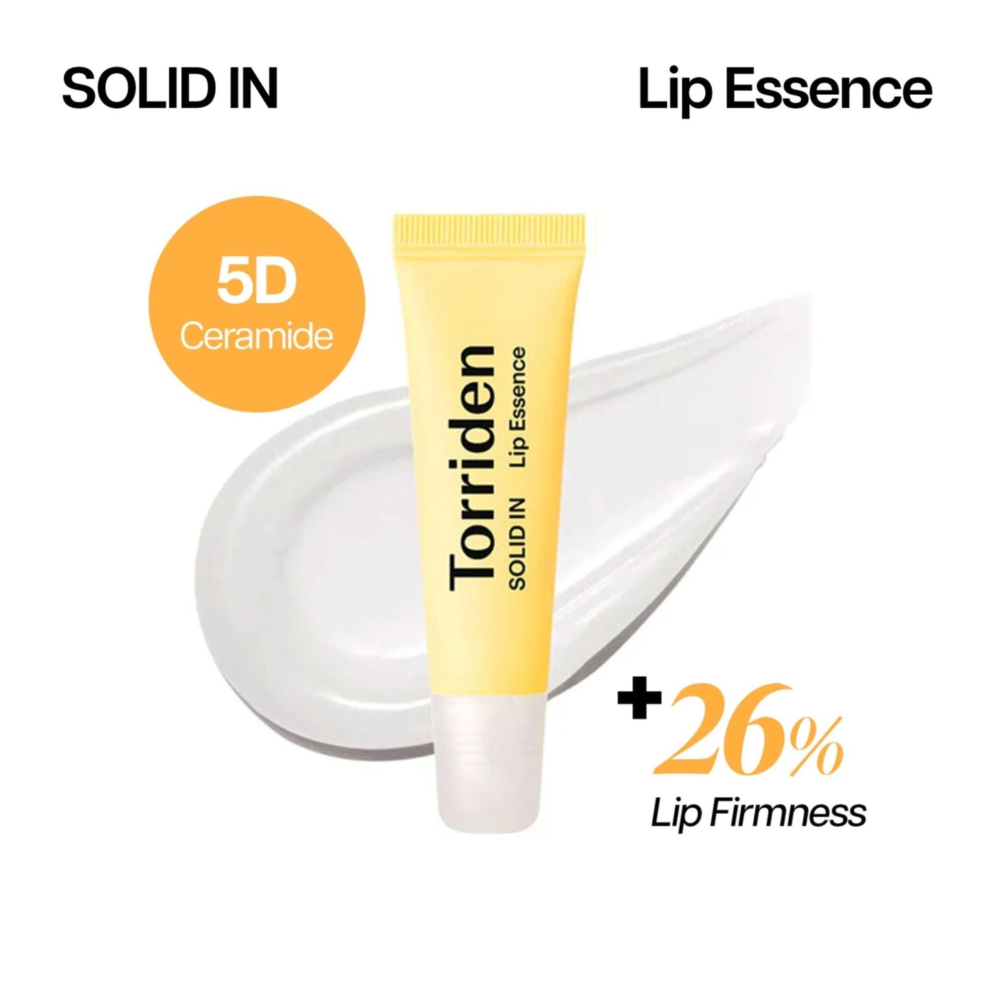 Torriden Solid In Lip Essence - Korean Plumping Lip Balm with Ceramides, Hydrates Dry & Chapped Lips