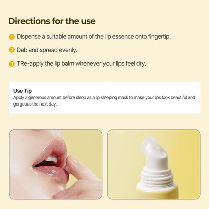 Torriden Solid In Lip Essence - Korean Plumping Lip Balm with Ceramides, Hydrates Dry & Chapped Lips