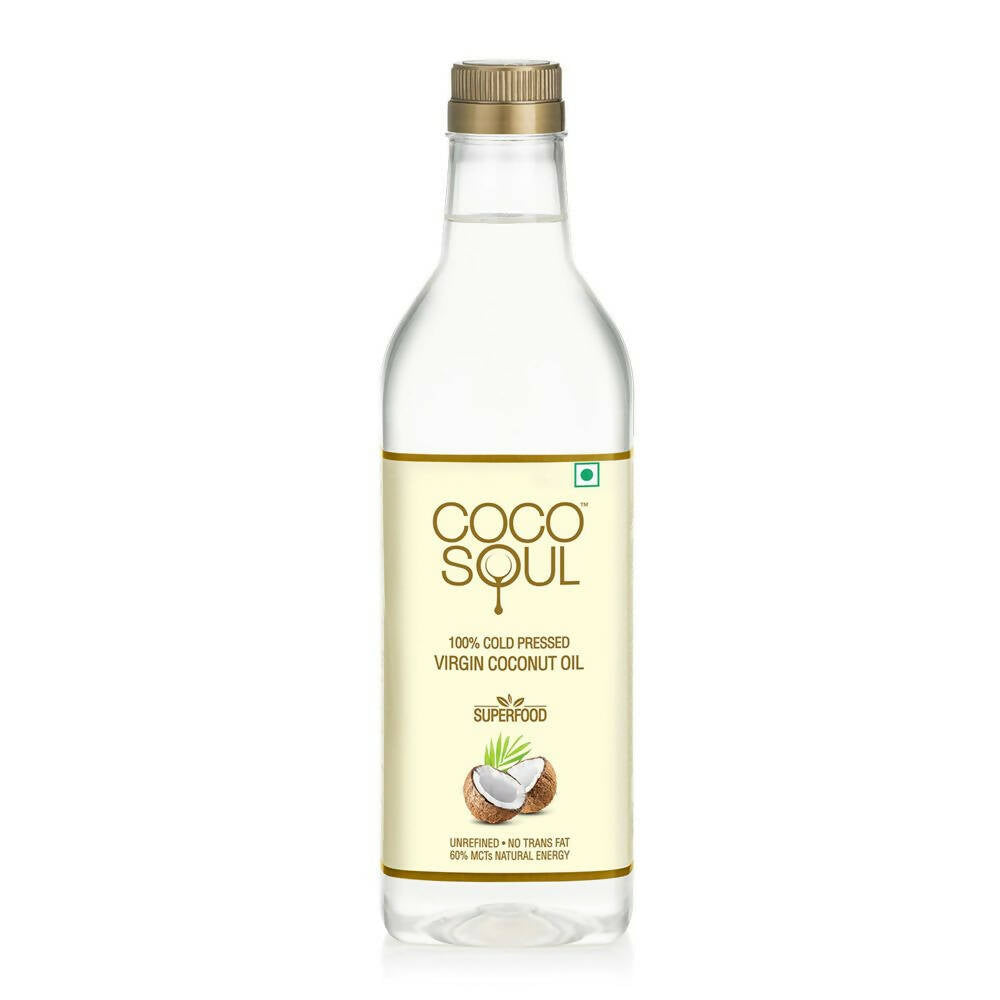 Coco Soul Cold Pressed Natural Virgin Coconut Oil - Indyancart