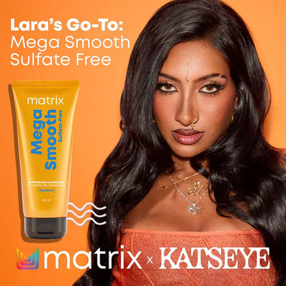 Matrix Mega Smooth Sulfate-free Conditioner For Bond Repair, Smoothens Hair, Safe for Treated Hair
