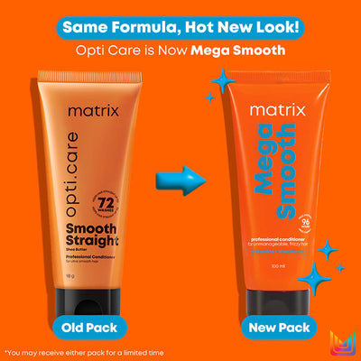 Matrix Mega Smooth Professional Conditioner For Frizzy Hair, For All Hair Types, Paraben-Free