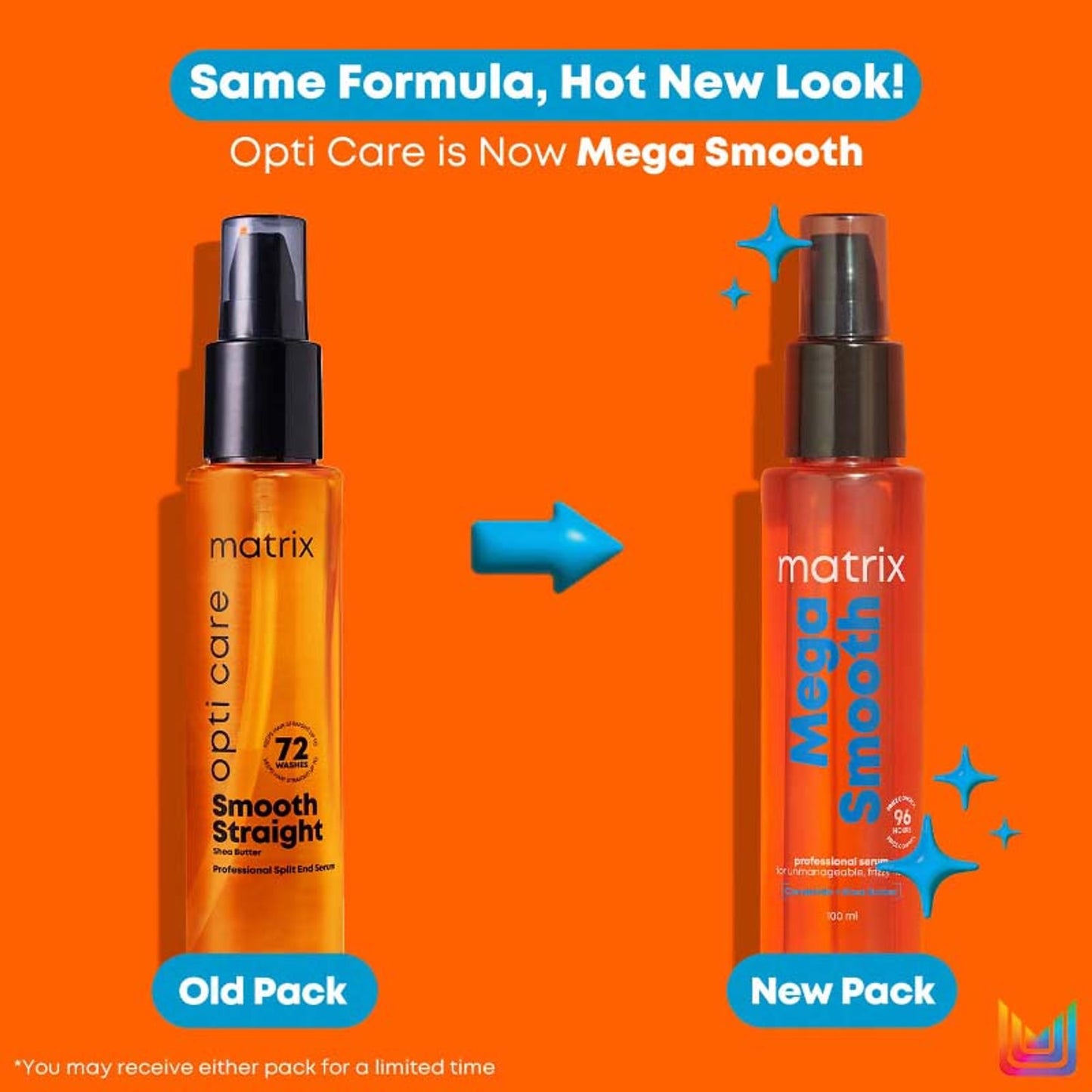 Matrix Mega Smooth Anti-Frizz Serum with Shea butter & Ceramides & 4-Days Frizz Control