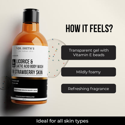 Dr. Sheth's Licorice & Lactic Acid Body Wash