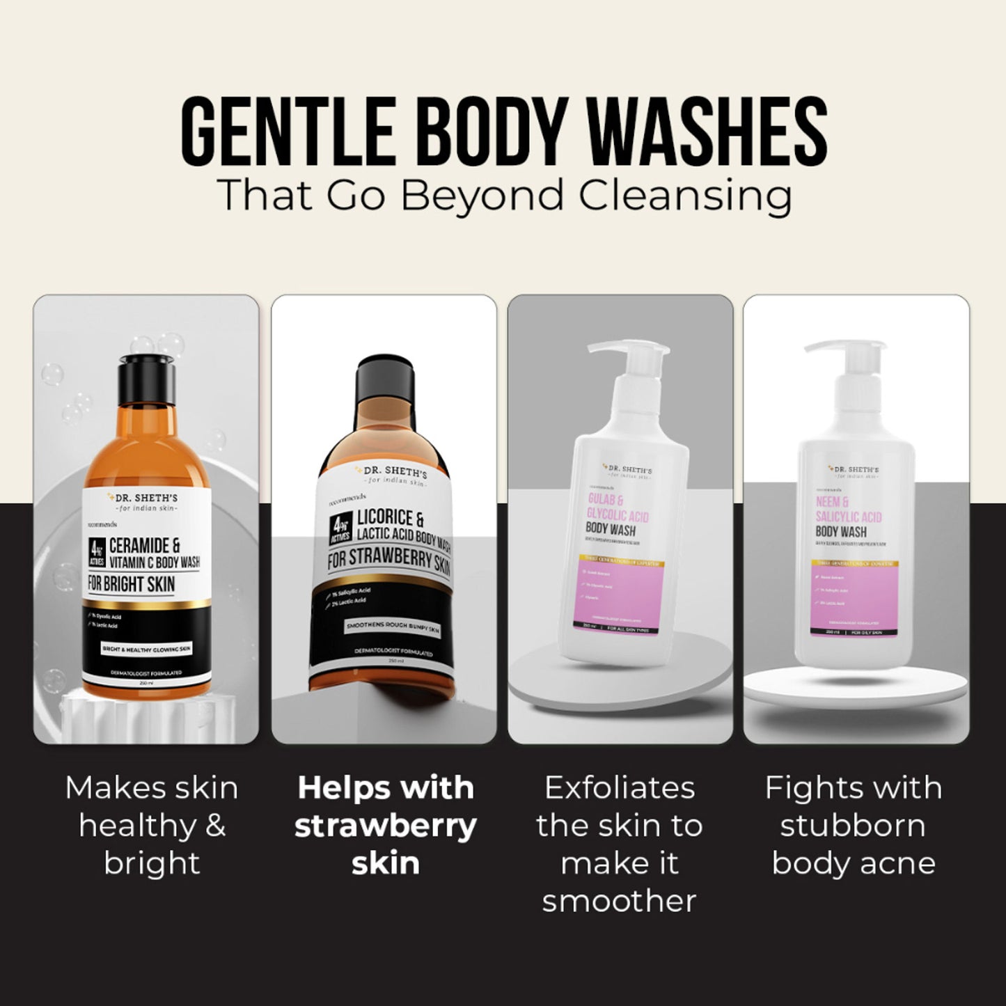 Dr. Sheth's Licorice & Lactic Acid Body Wash