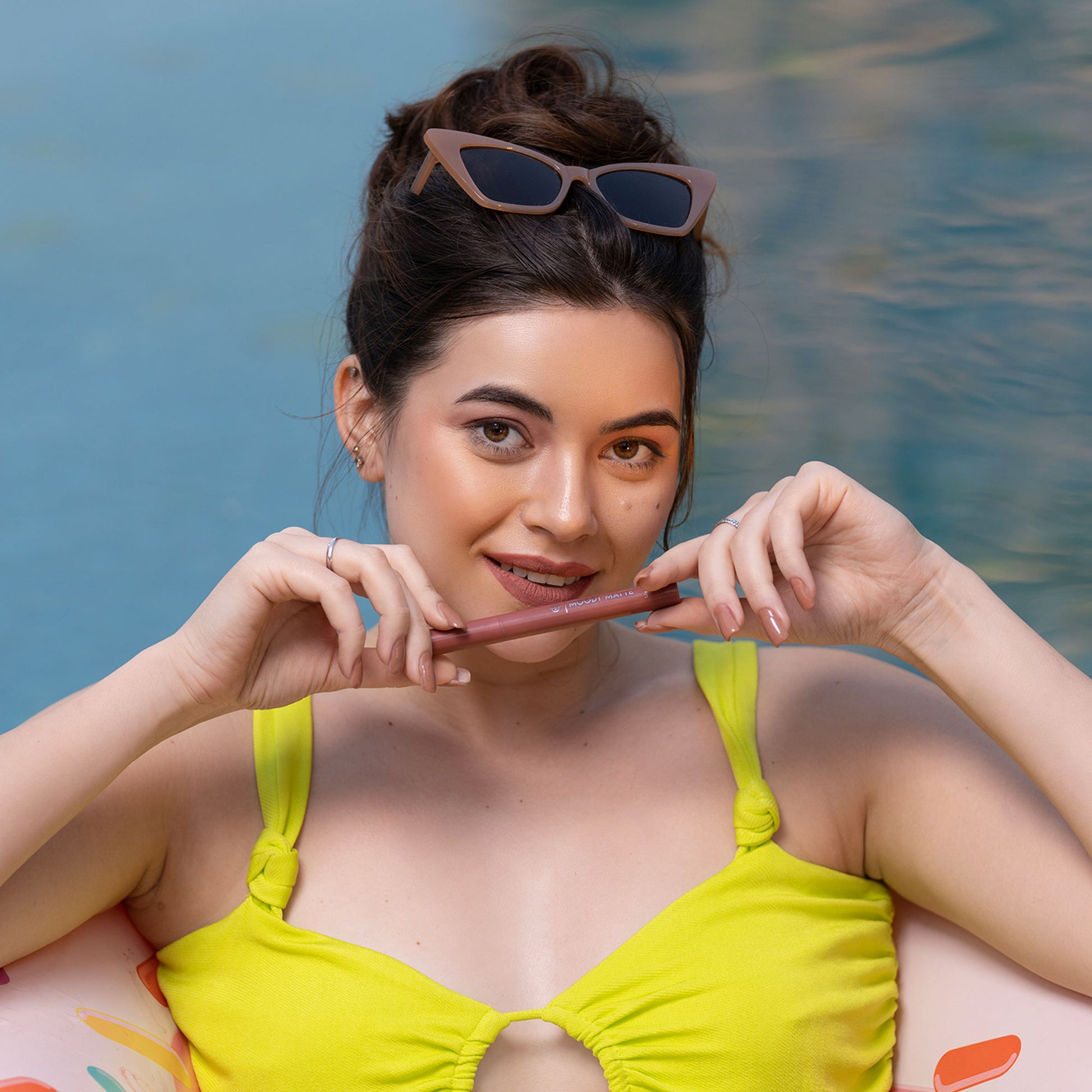 PAC Moody Matte Lipstick - Comfortable 12H Wear, Smudgeproof & Transferproof Formula - Pool Party