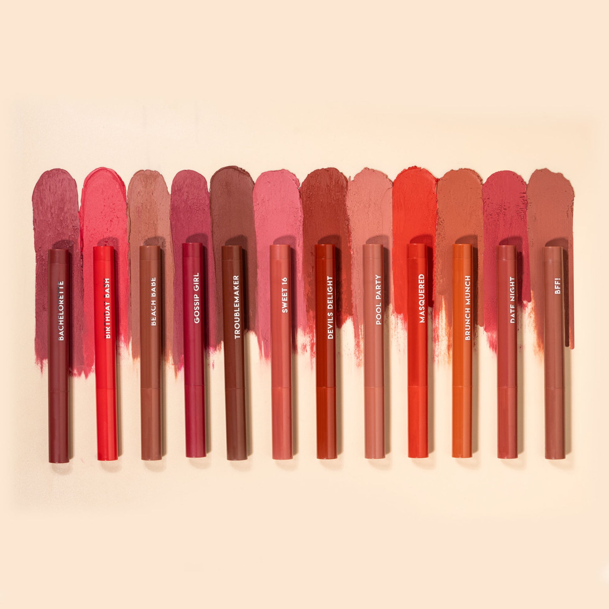 PAC Moody Matte Lipstick - Comfortable 12H Wear, Smudgeproof & Transferproof Formula - Devils Delight