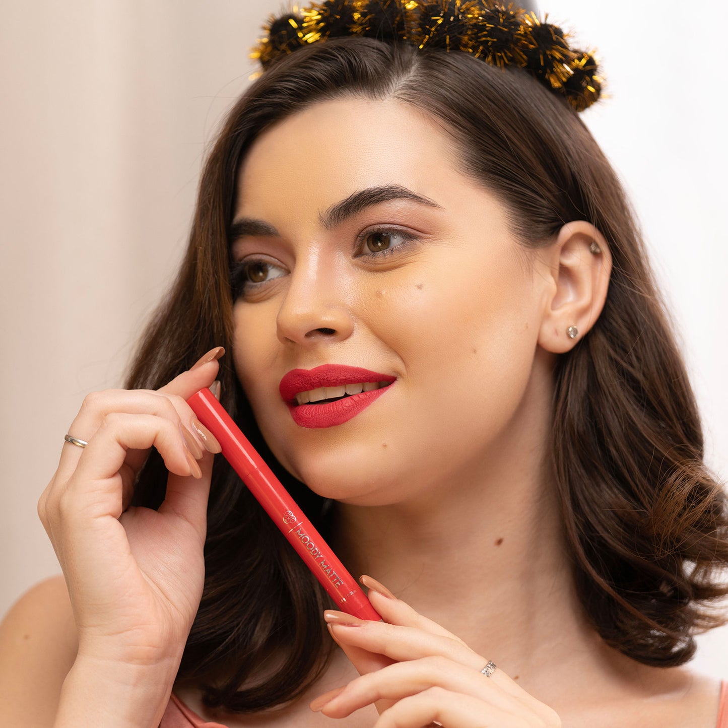 PAC Moody Matte Lipstick - Comfortable 12H Wear, Smudgeproof & Transferproof Formula - Birthday Bash