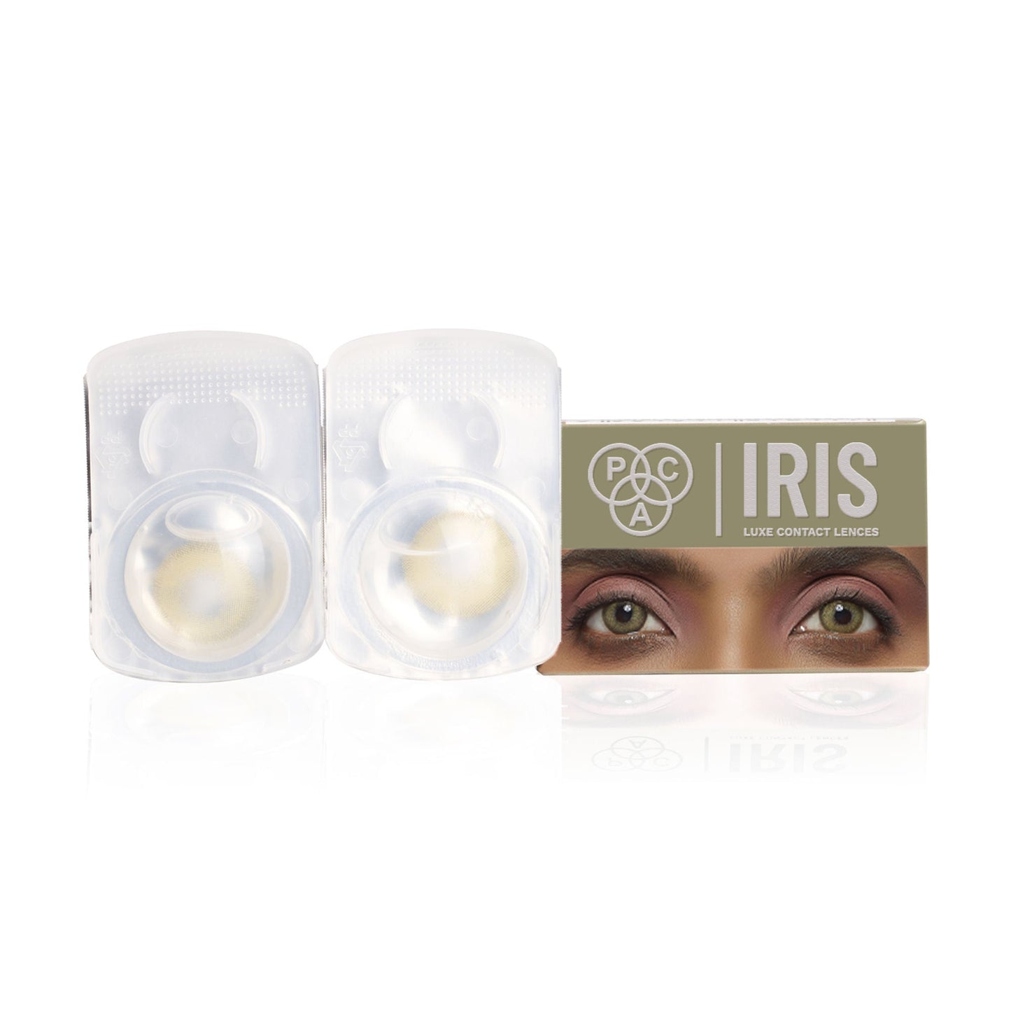 PAC Studio IRIS LUXE Daily Lenses Topaz - Comfortable Natural Looking Lenses, Soft Non-Irritating