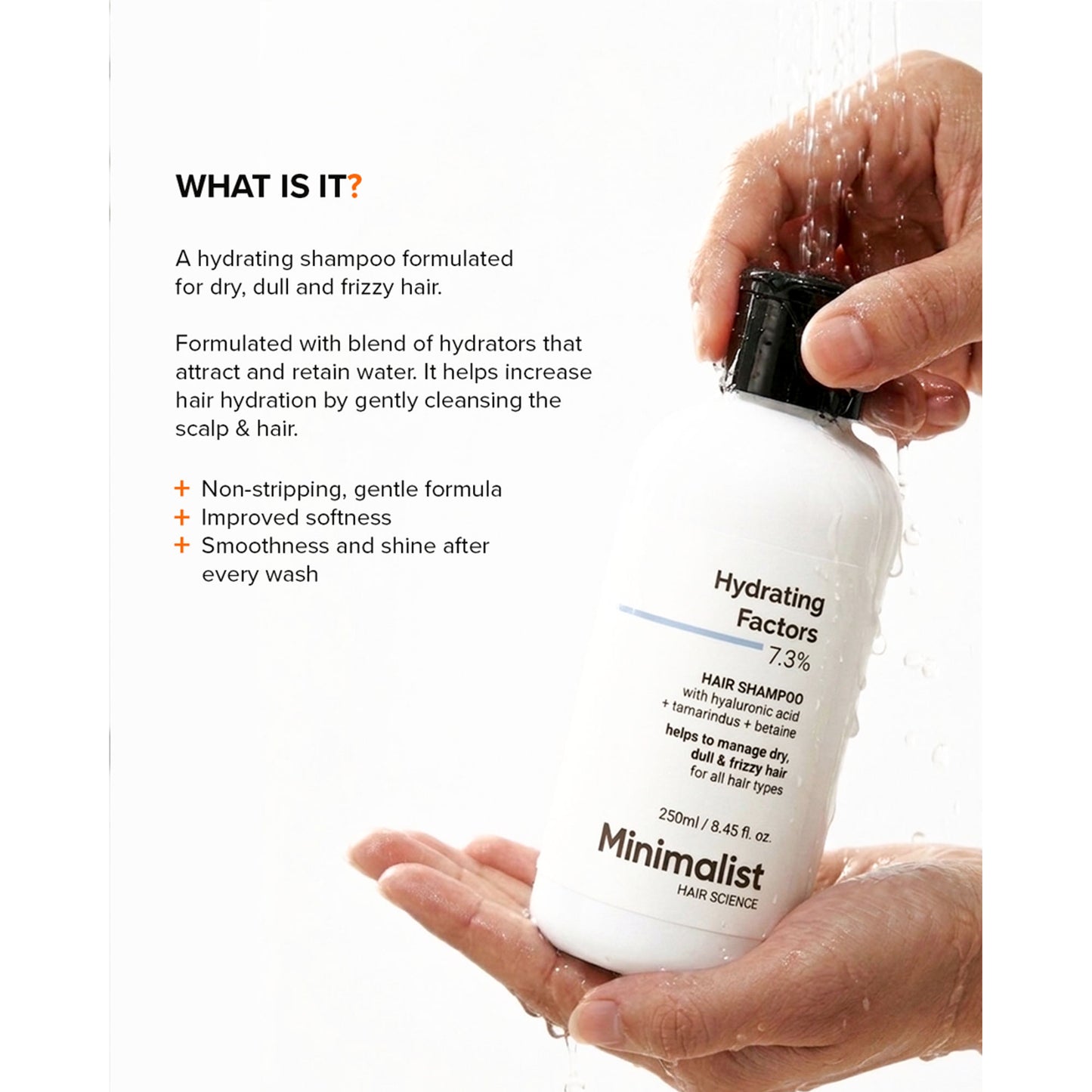 Minimalist Hydrating Factors 7.3% Hair Shampoo