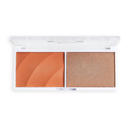 Makeup Revolution Relove Colour Play Blushed Duo - Queen