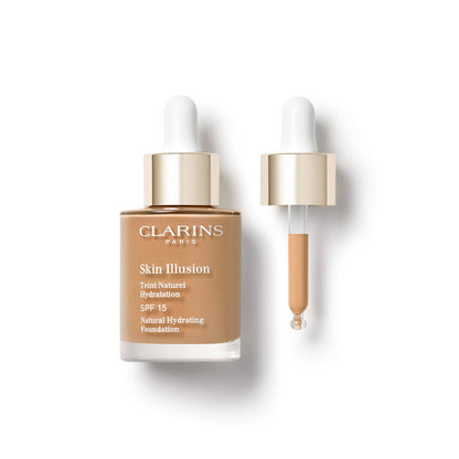 Clarins Skin Illusion Foundation SPF15 112 Amber - 114 Cappuccino
