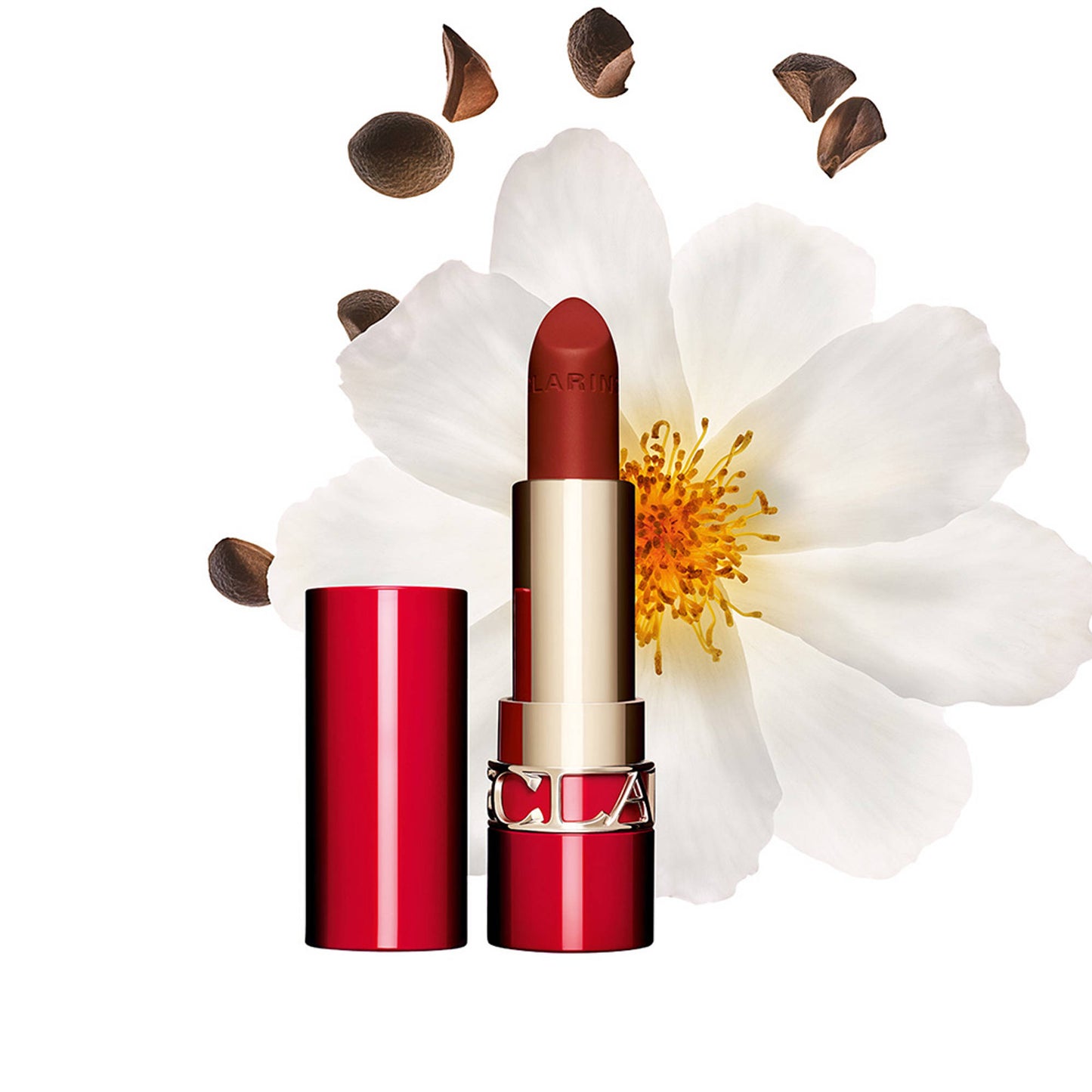 Clarins Joli Rouge Velvet Matte Lipstick - 711v Papaya - 711V Papaya