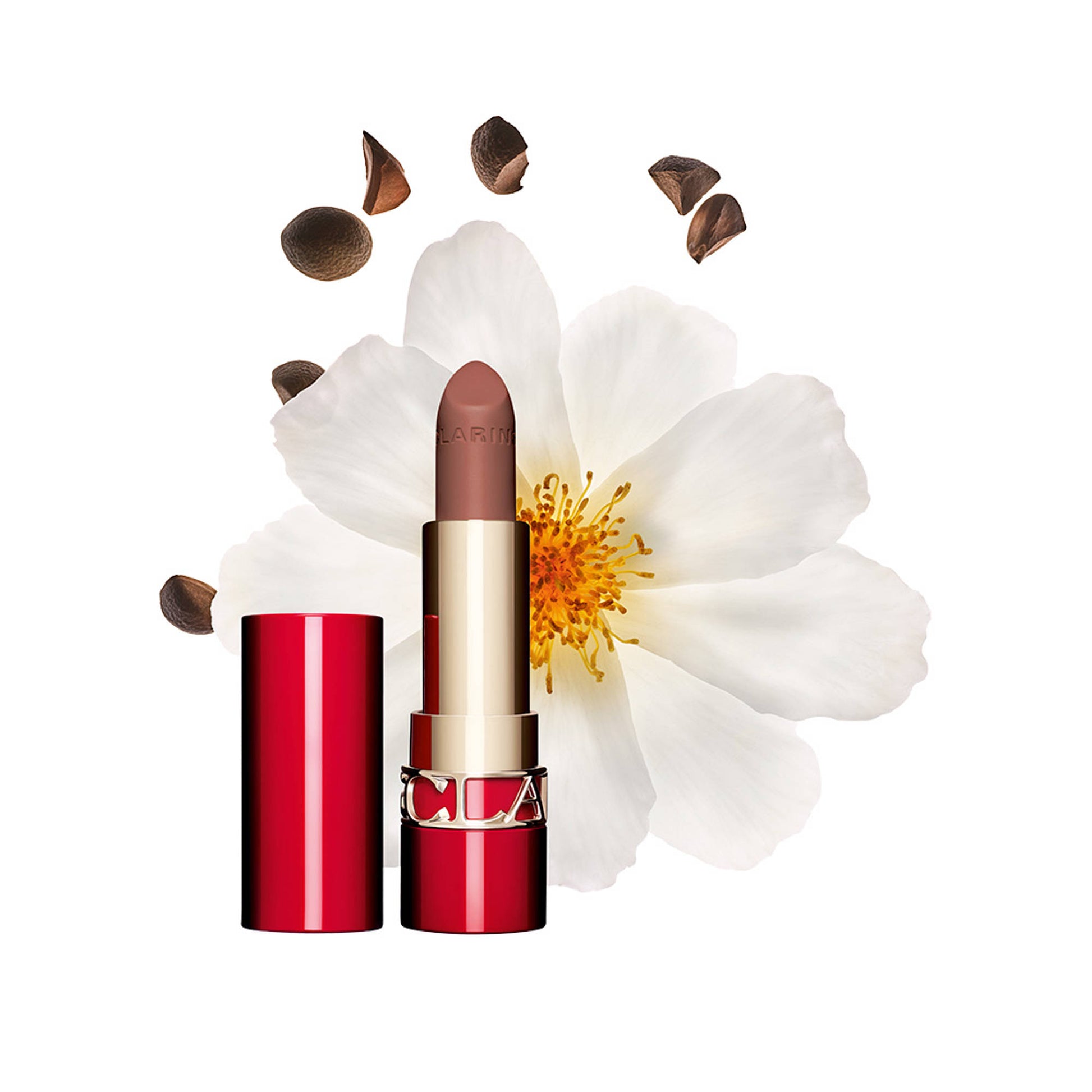 Clarins Joli Rouge Velvet Matte Lipstick - 711v Papaya - 758V Sandy Pink