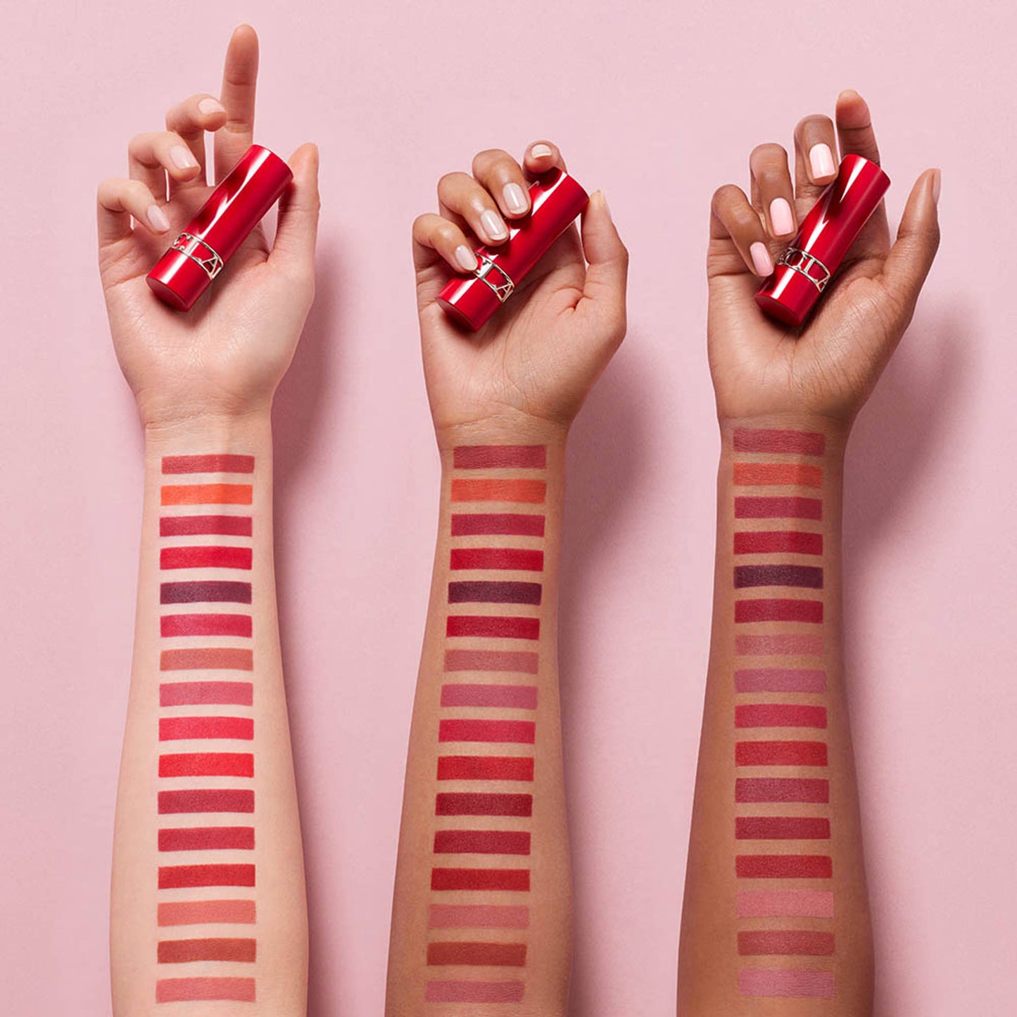Clarins Joli Rouge Velvet Matte Lipstick - 711v Papaya - 758V Sandy Pink